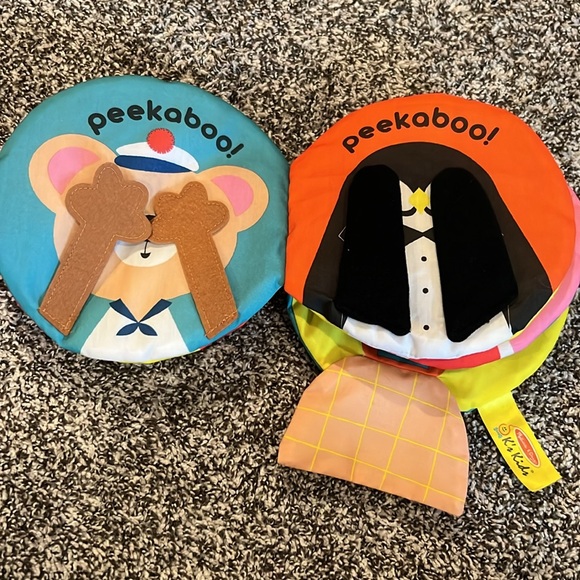 Melissa & Doug Soft Activity Baby Book - Peekaboo - Picture 5 of 6